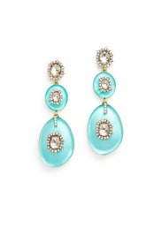 Triple Spike Lucite Earrings by Alexis Bittar