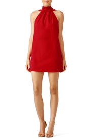 Red Out of Line Dress by C/MEO COLLECTIVE