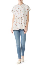 Half Placket Blouse by Co