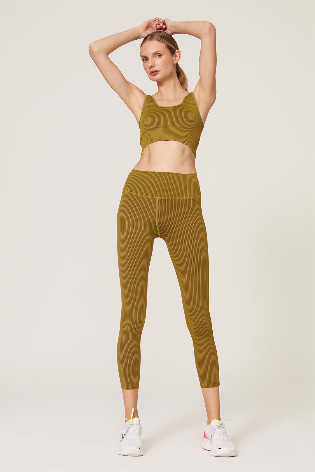 Active Essential Ribbed Leggings by GOOD AMERICAN 0