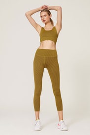 Active Essential Ribbed Leggings by GOOD AMERICAN
