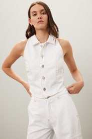 Halter Vest Jacket by Hudson