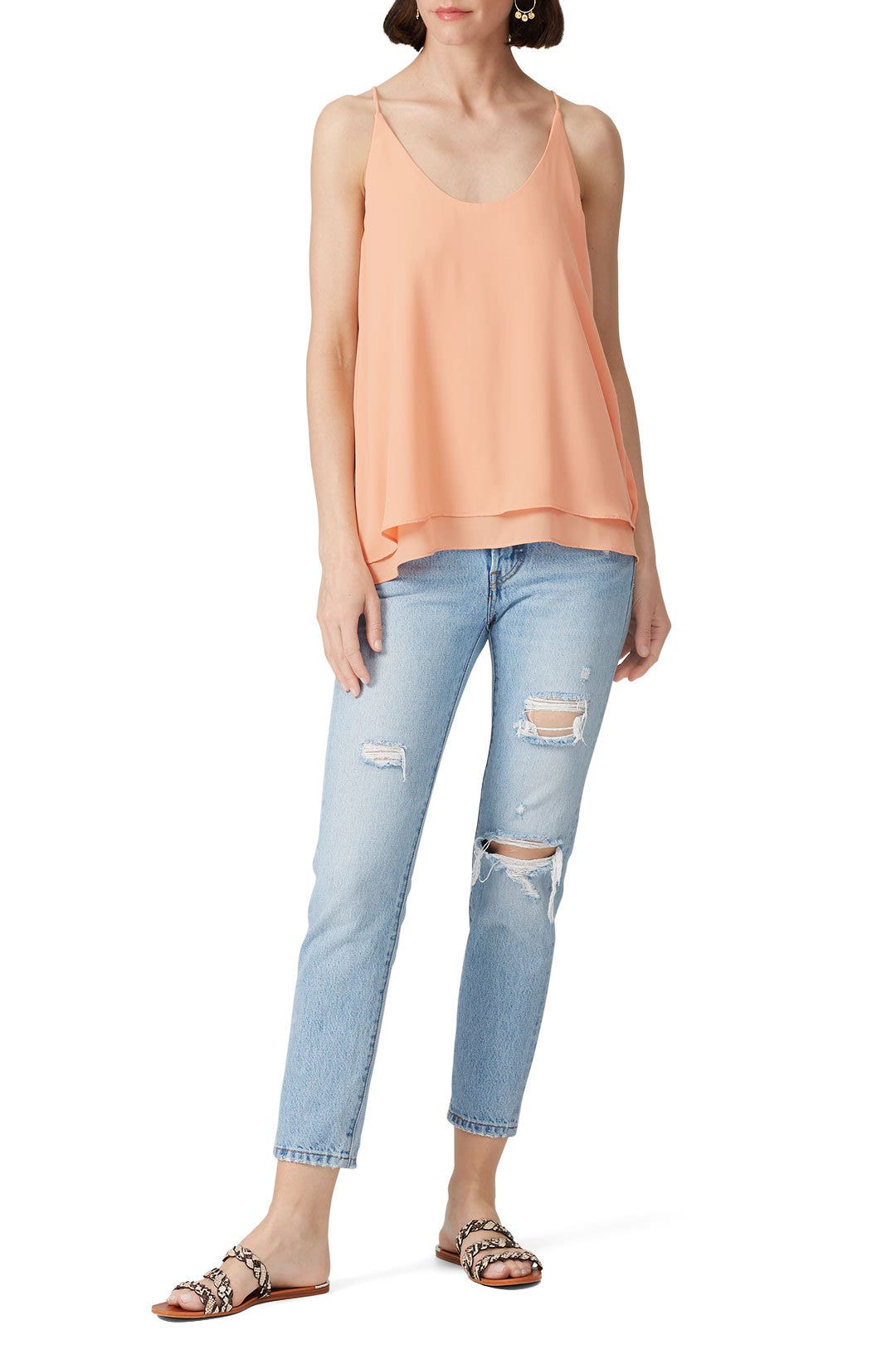 Double Layer Cami by krisa 0