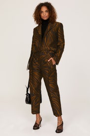 Zebra Cropped Blazer by 3.1 Phillip Lim
