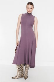 Sleeveless Mock Neck Midi Dress by Peter Som x RTR