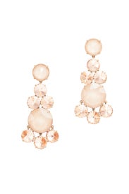 Peach Chandelier Earrings by Tory Burch Accessories