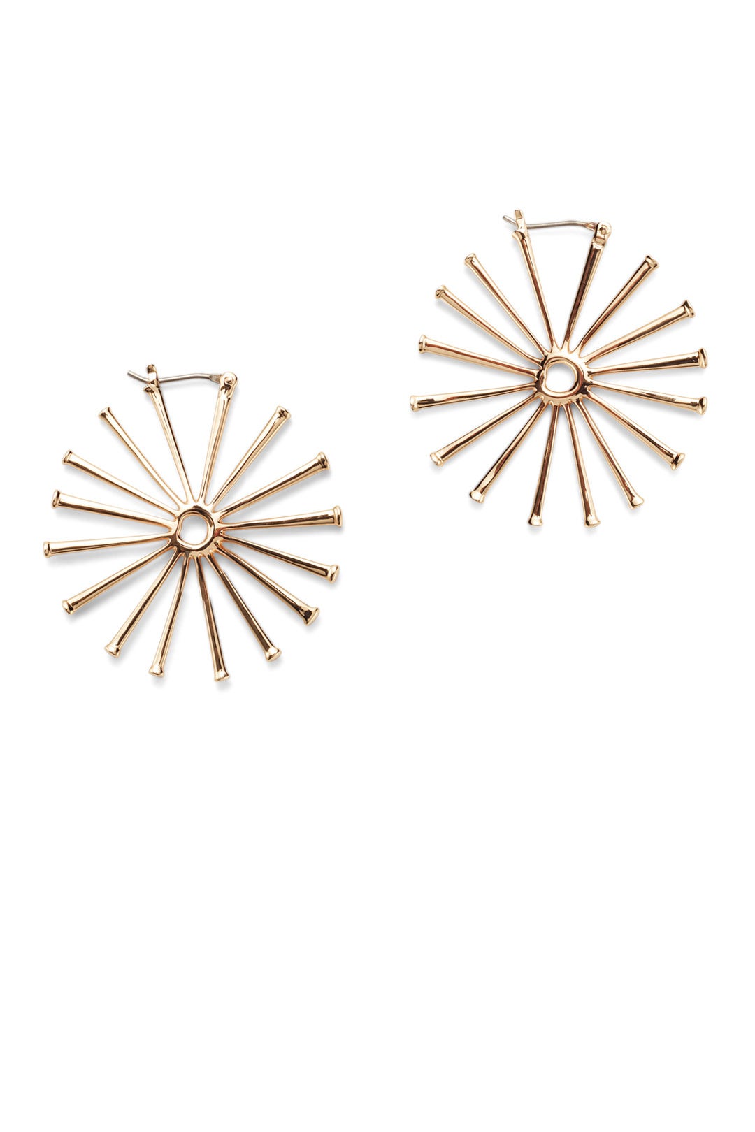 Horseshoe Nail Hoops by Tory Burch Accessories
