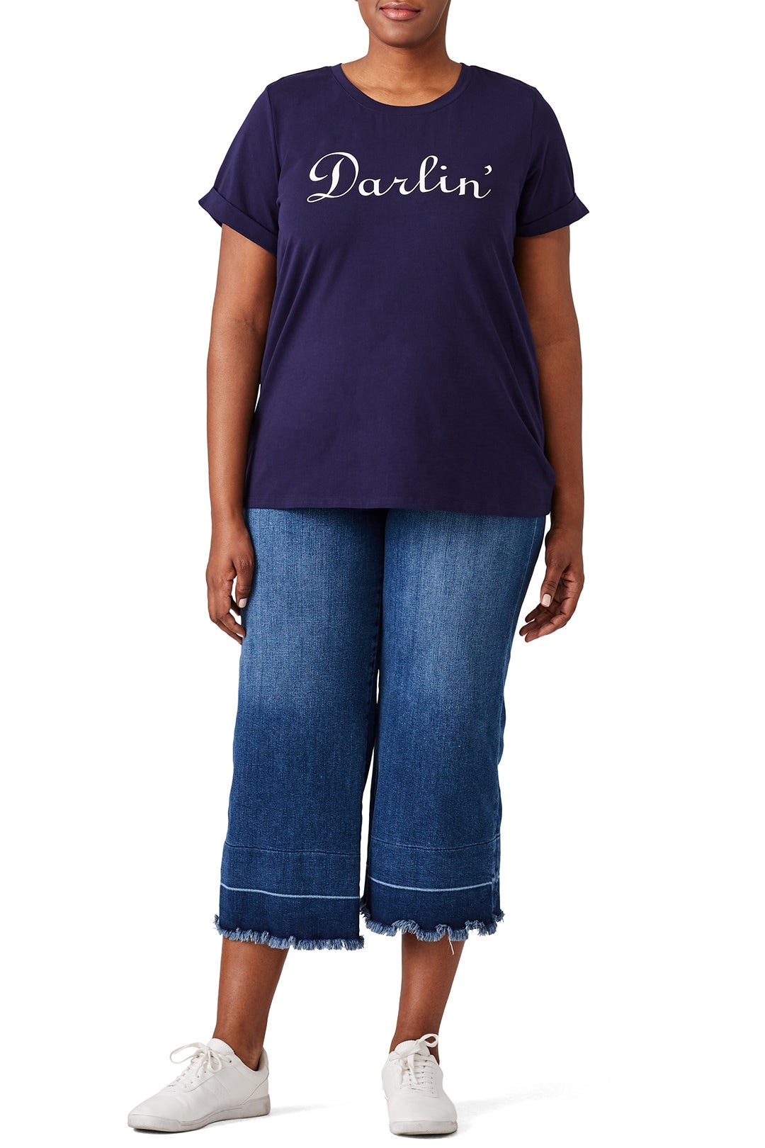 Darlin Slogan Tee by Draper James X ELOQUII 0