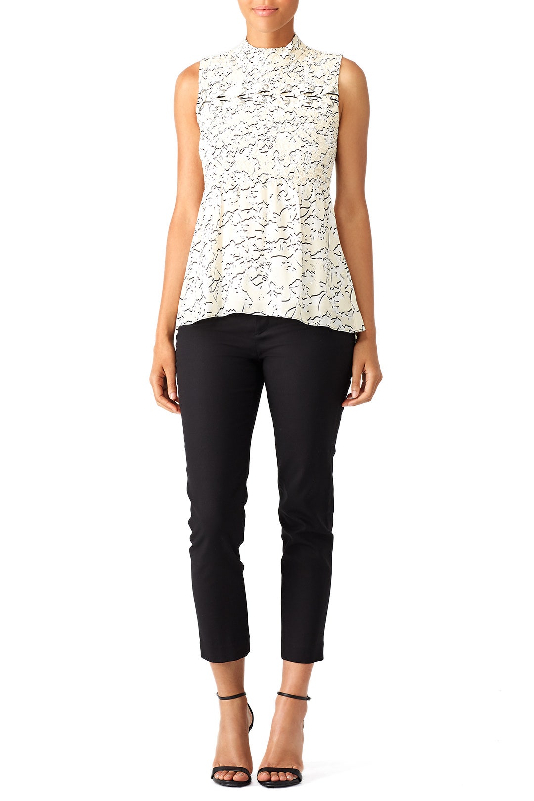 Printed Georgette Top by Proenza Schouler 0
