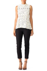 Printed Georgette Top by Proenza Schouler