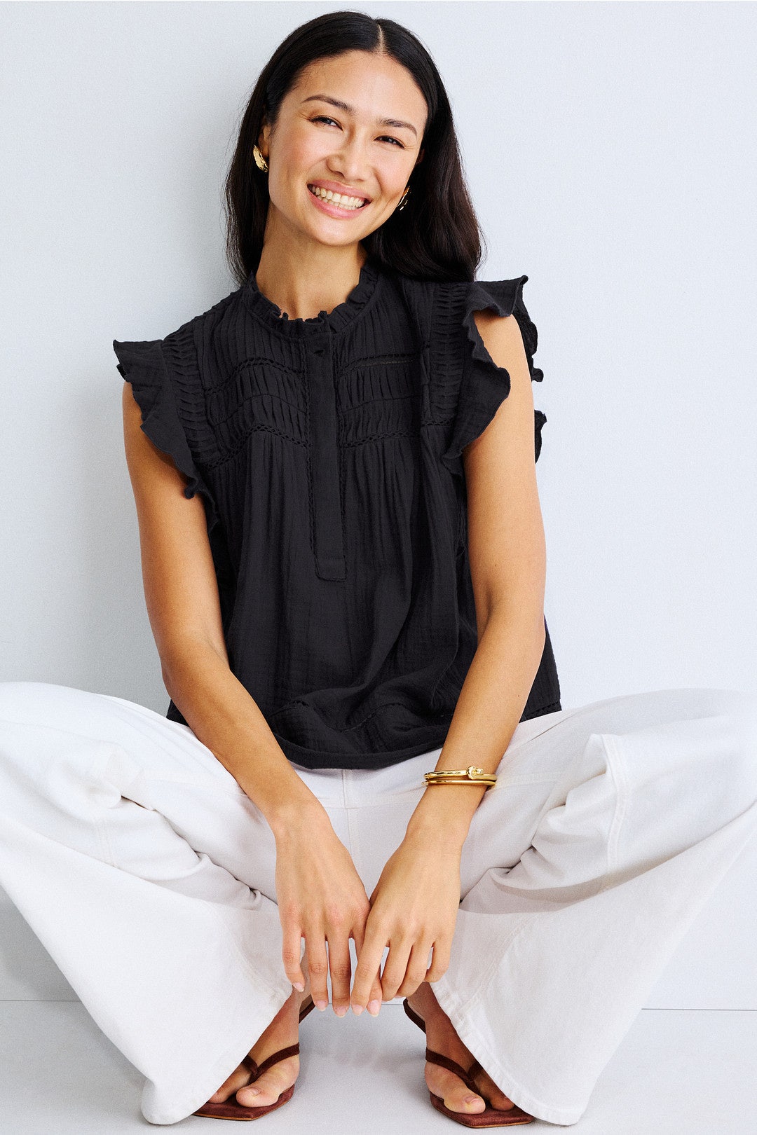 Florie Embroidered Blouse by Reiss 0
