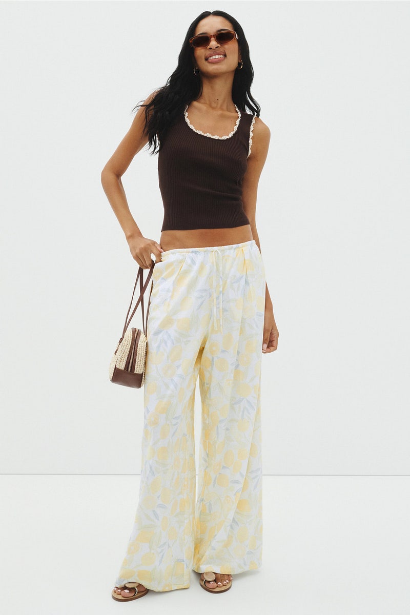 Lia Lemon Pants by Splendid - Photo 0
