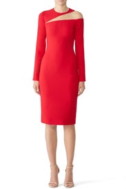 Red Illusion Sheath by Theia
