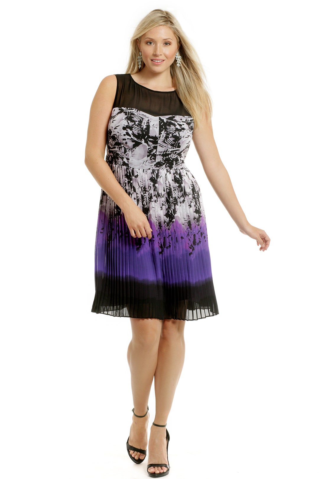 Calico Dress by Adrianna Papell