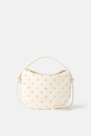 Elis Mini Crescent Bag by Freda Salvador Handbags