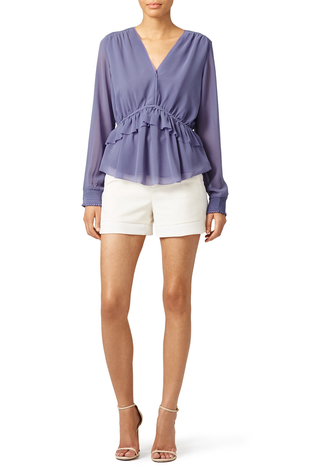 Lavender Chennei Tiered Top by Greylin 0