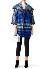Ocean Swell Oversize Dot Jacket by Hunter Bell