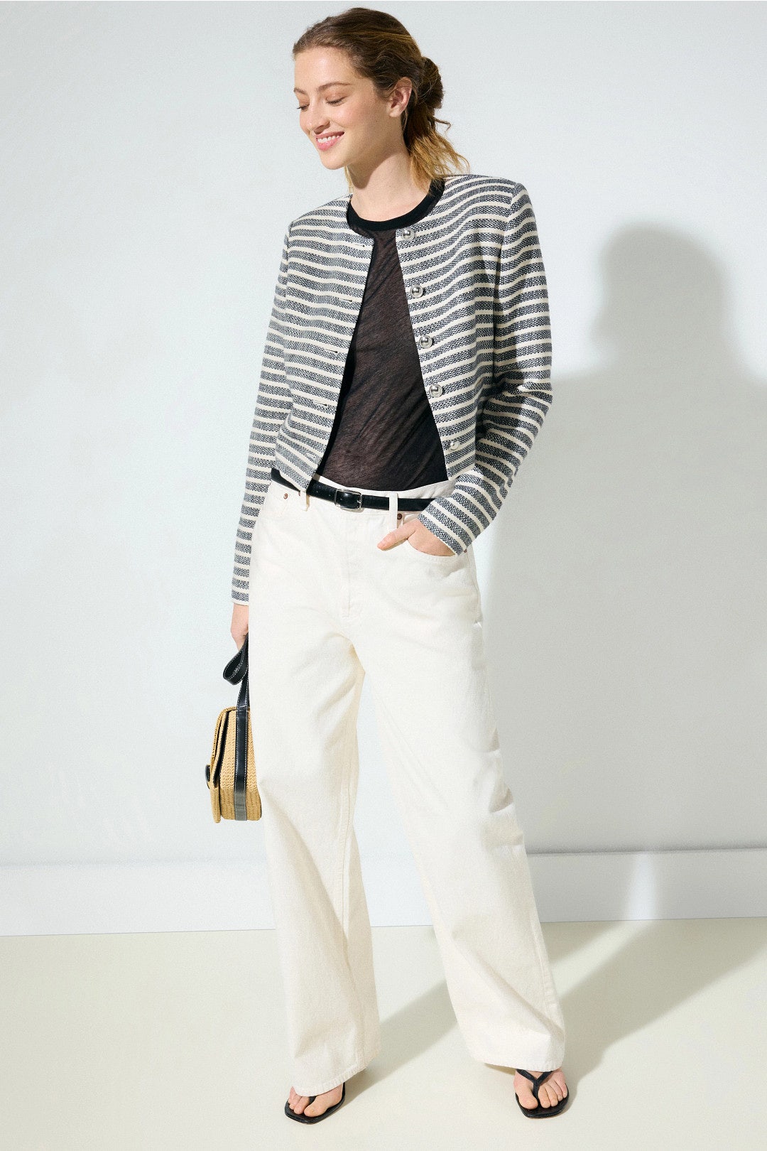 Striped Talia Jacket by Joe's Jeans 0