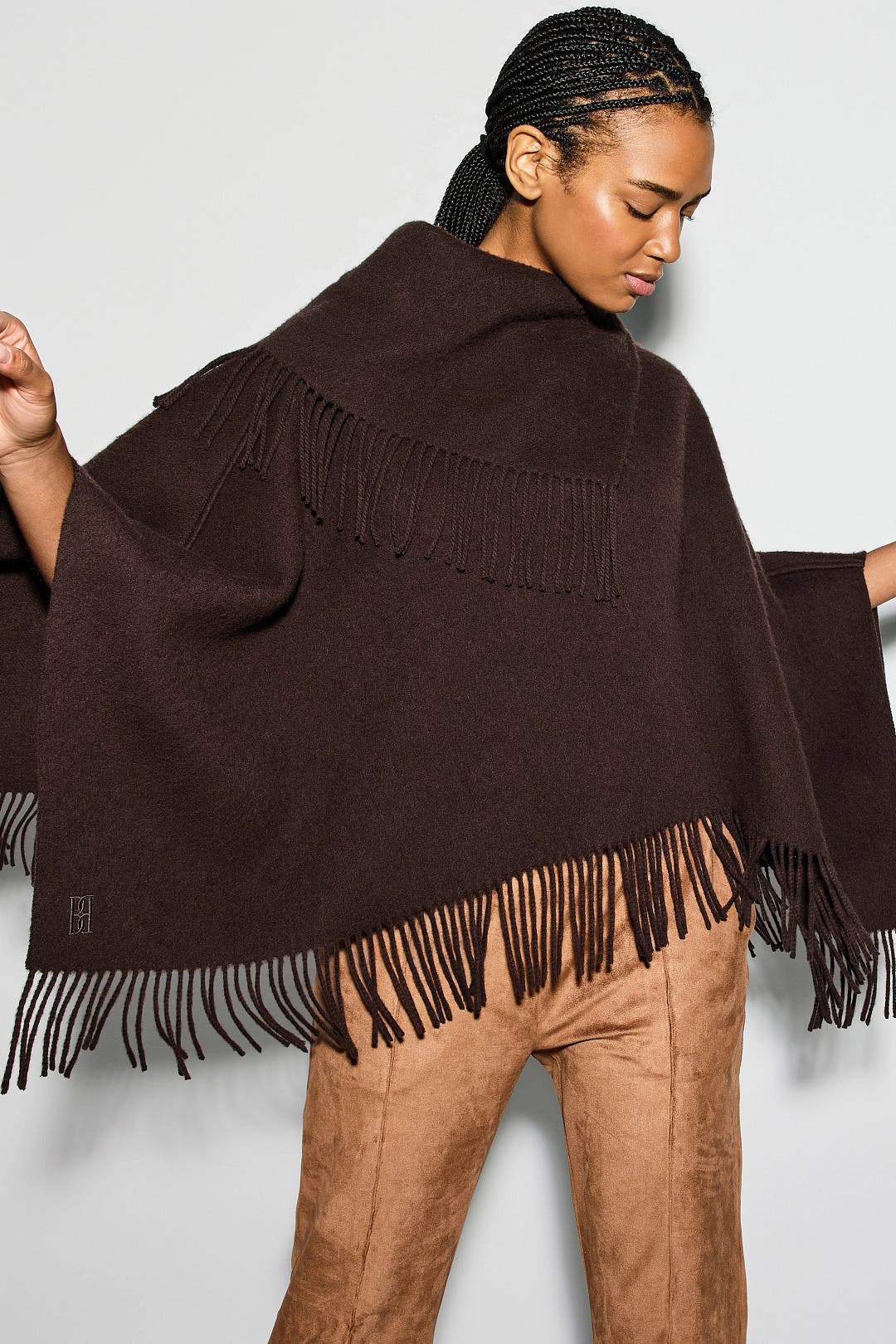 Turtma Shawl With Fringe by By Malene Birger | Rent the Runway