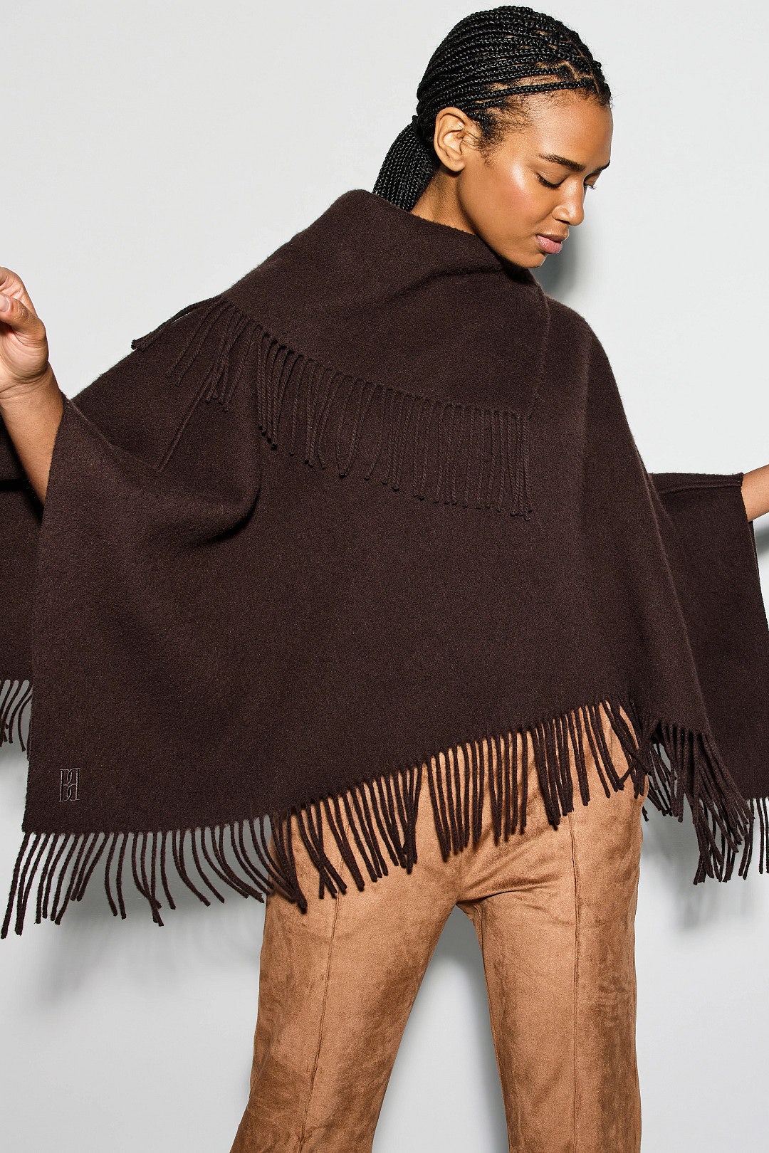 Turtma Shawl With Fringe by By Malene Birger 0