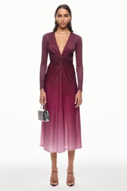 Twist Front Ombre Dress by Prabal Gurung