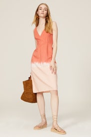 Ombre Linen Dress by TOME x RTR