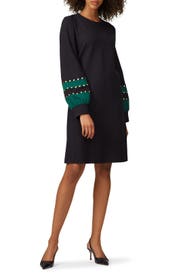 Grommet Sleeve Ponte Dress by Tory Burch