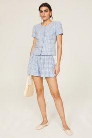 Tweed Shorts by Emporio Armani