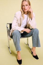 Mischa Super High Rise Wide Leg Ankle Jeans by Favorite Daughter