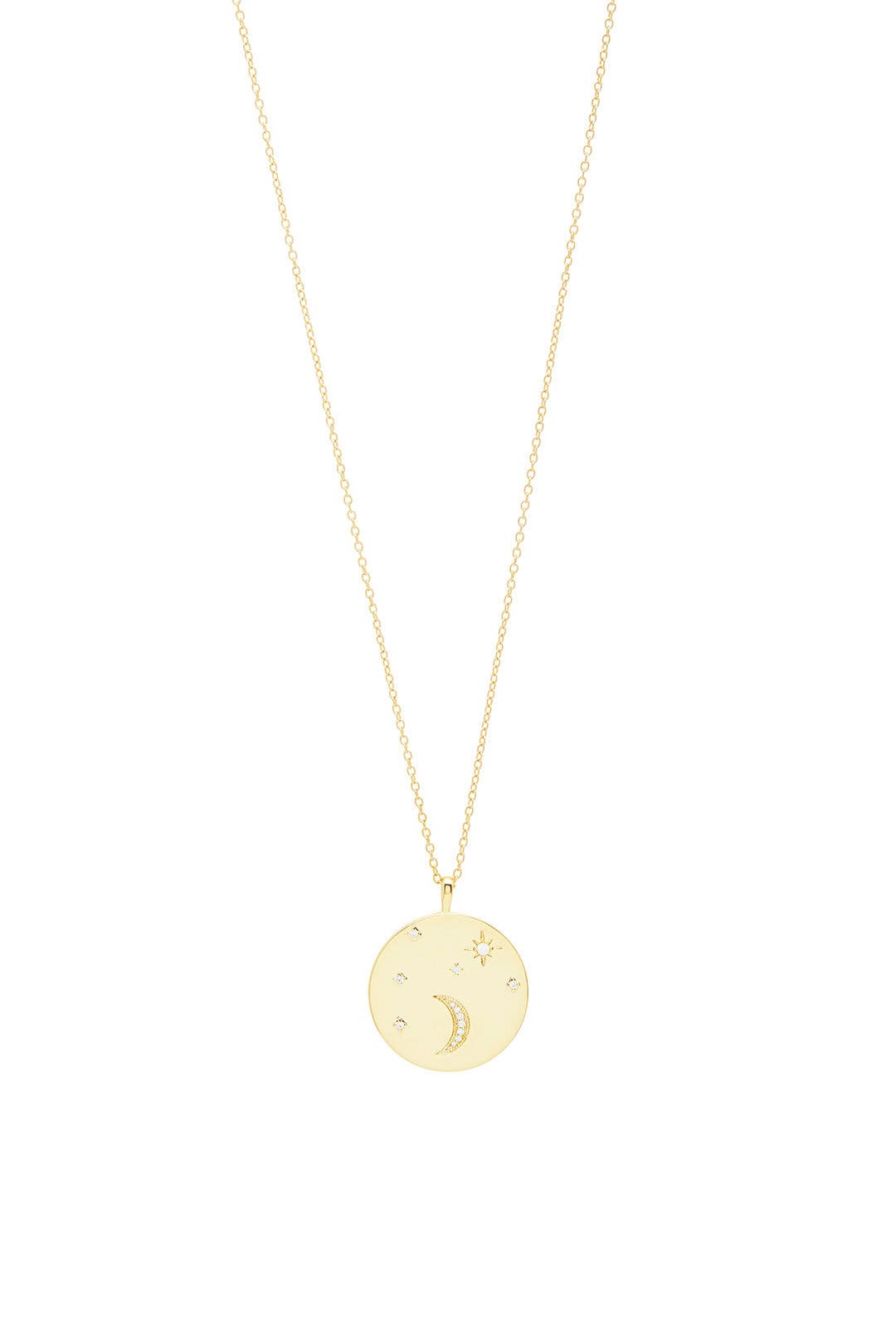 Luna Coin Pendant Necklace by Gorjana Accessories 1