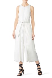 White Mairead Jumpsuit by Joie