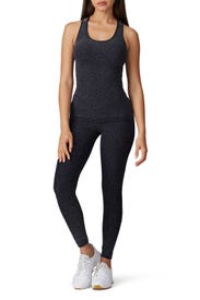 Navy Jane Glitter Leggings by Phat Buddha