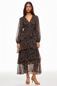 Printed Chiffon Dress by Peter Som x RTR