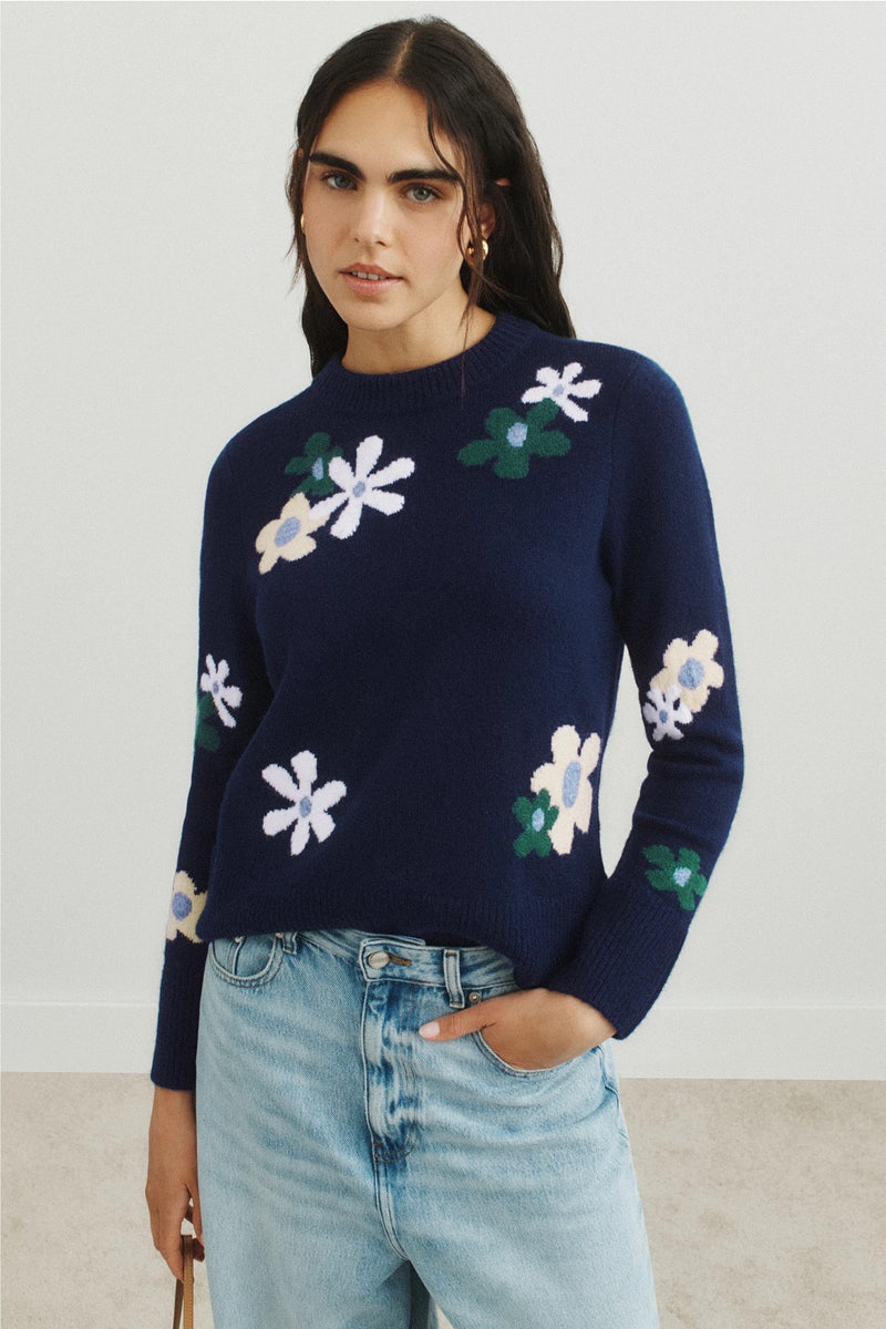 Groovy Flower Sweater by CeCe - Photo 0