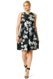 Painted Flowers Dress by Carmen Marc Valvo