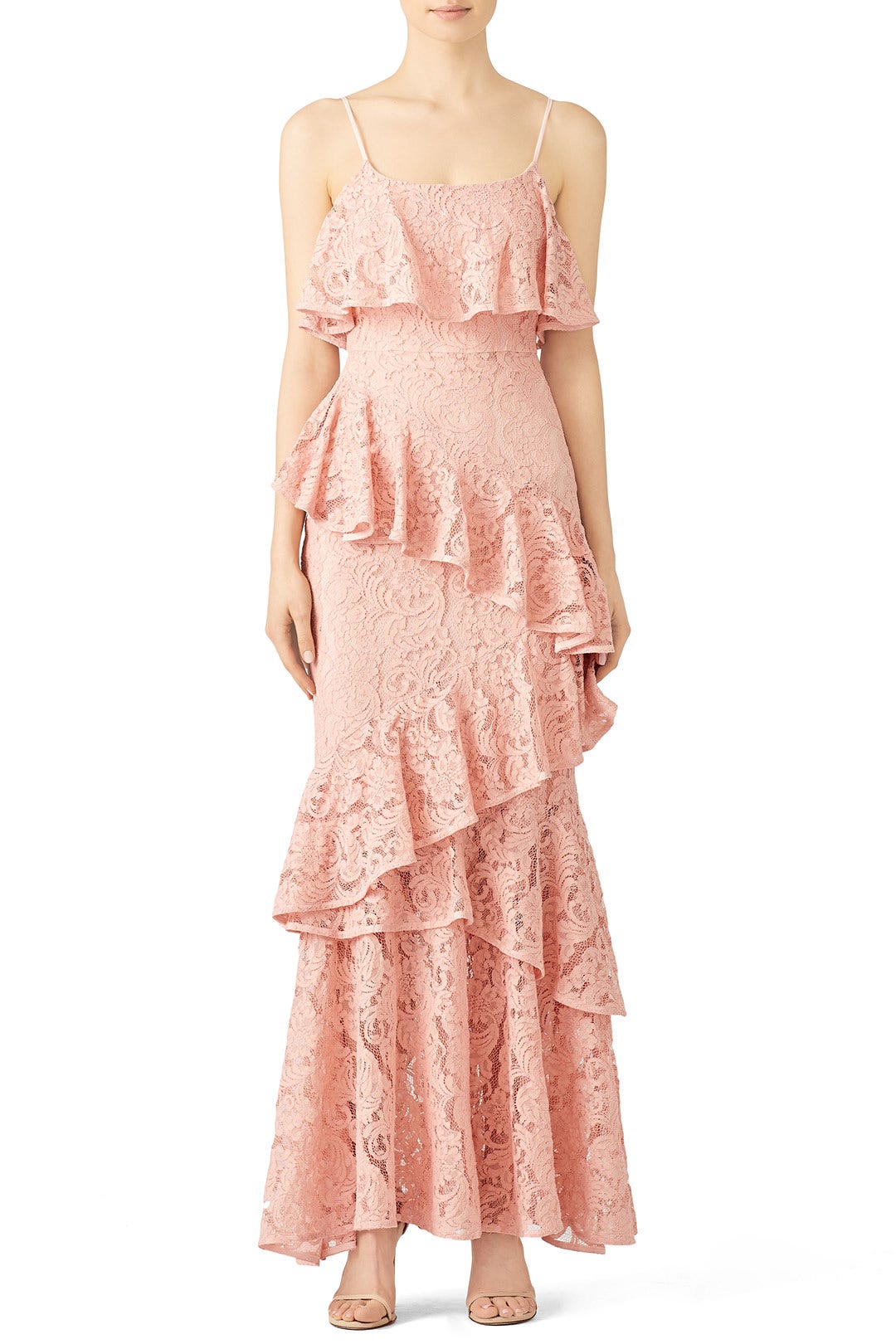 Hushed Dove Lace Gown by Cooper Street 0
