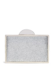 Silver Jeanine Clutch by Franchi