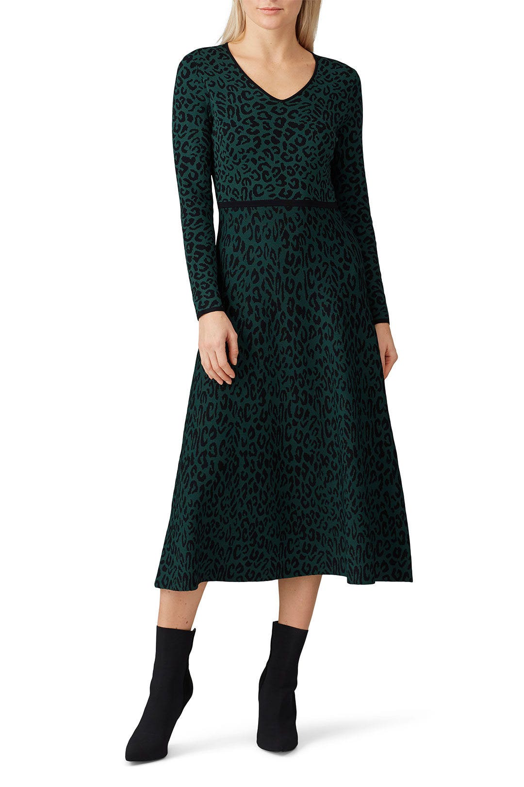 Forest Leopard Knit Dress by Great Jones 0