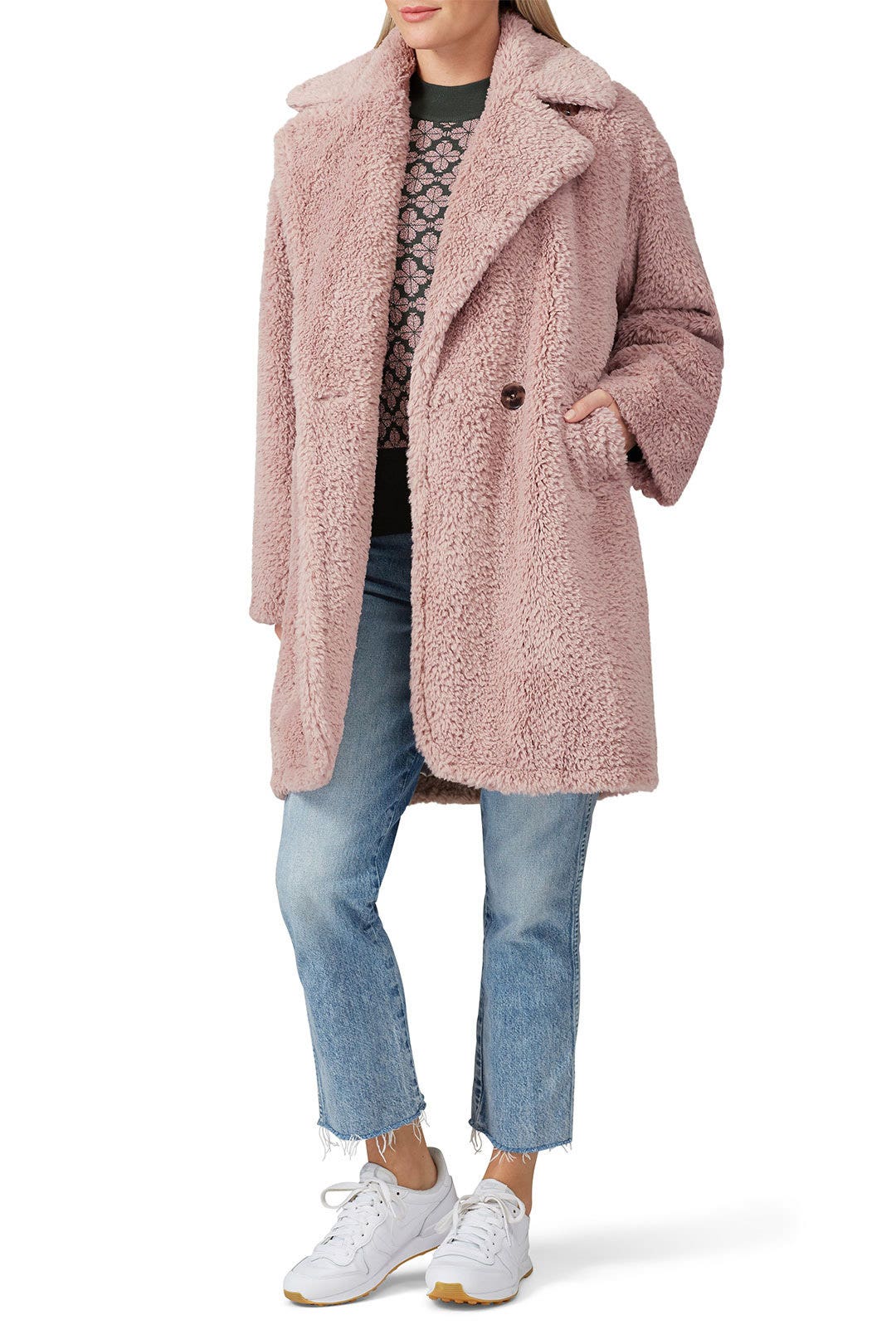 Pink Faux Fur Sainsburys Teddy Coat Twilight Rose Faux Fur Teddy