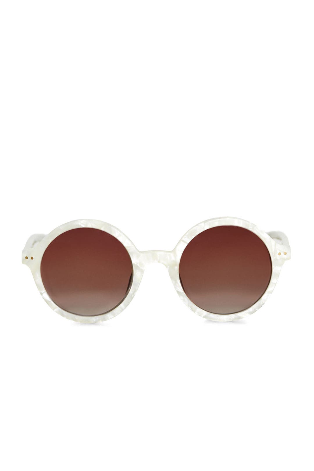 East Village Round Sunglasses by Lele Sadoughi Rent the Runway