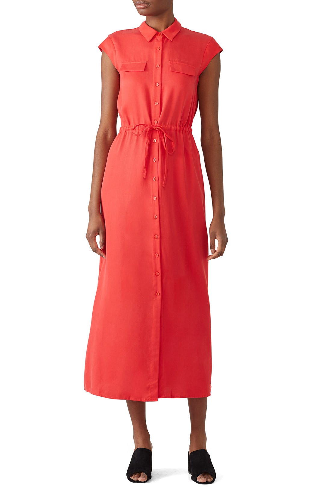 Red Shirtdress by Lavand. 0