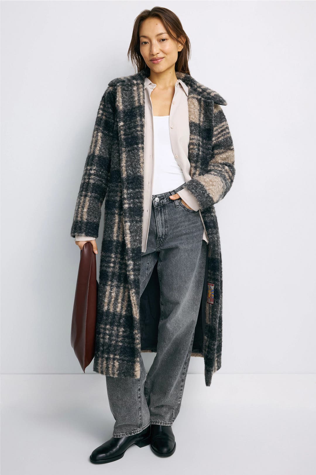 Aspen Plaid Coat by Marine Layer | Rent the Runway