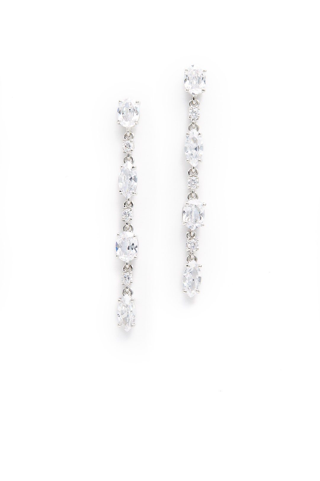 Linear Stunner Dangling Earring by Marchesa Jewelry