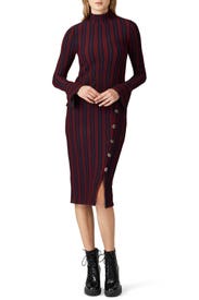 Red Column Dress by N12H