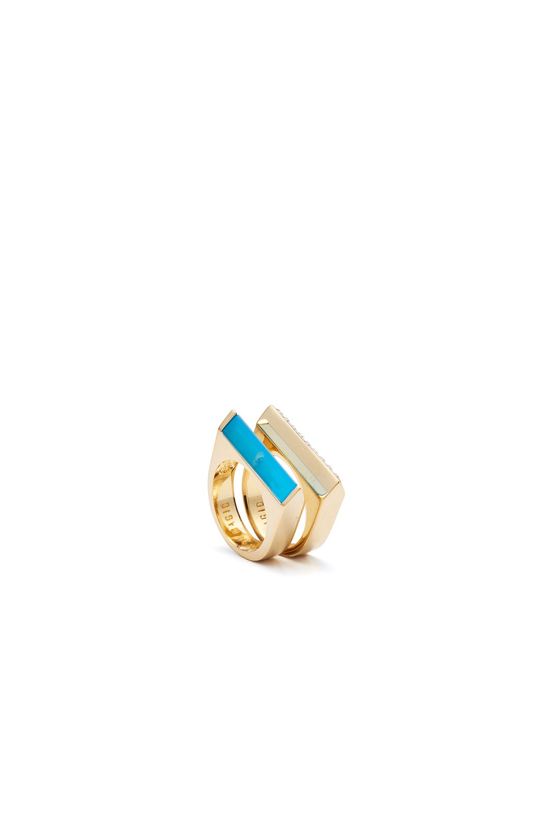 Sunset Duo Rings  by Sarah Magid 0