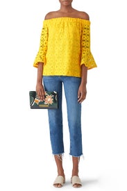 Yellow Healdsburg Top by Trina Turk