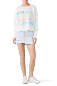 Girls Can Do Anything Sweatshirt by Zadig & Voltaire