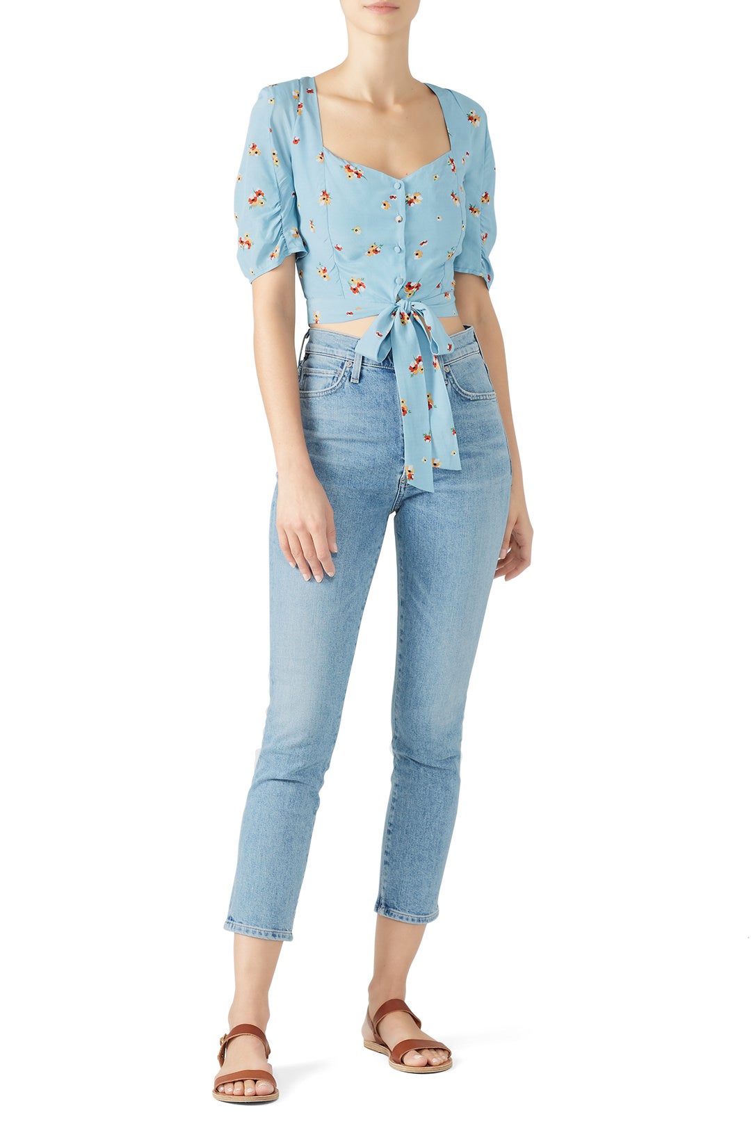 Blue Faye Top by ASTR the Label 0