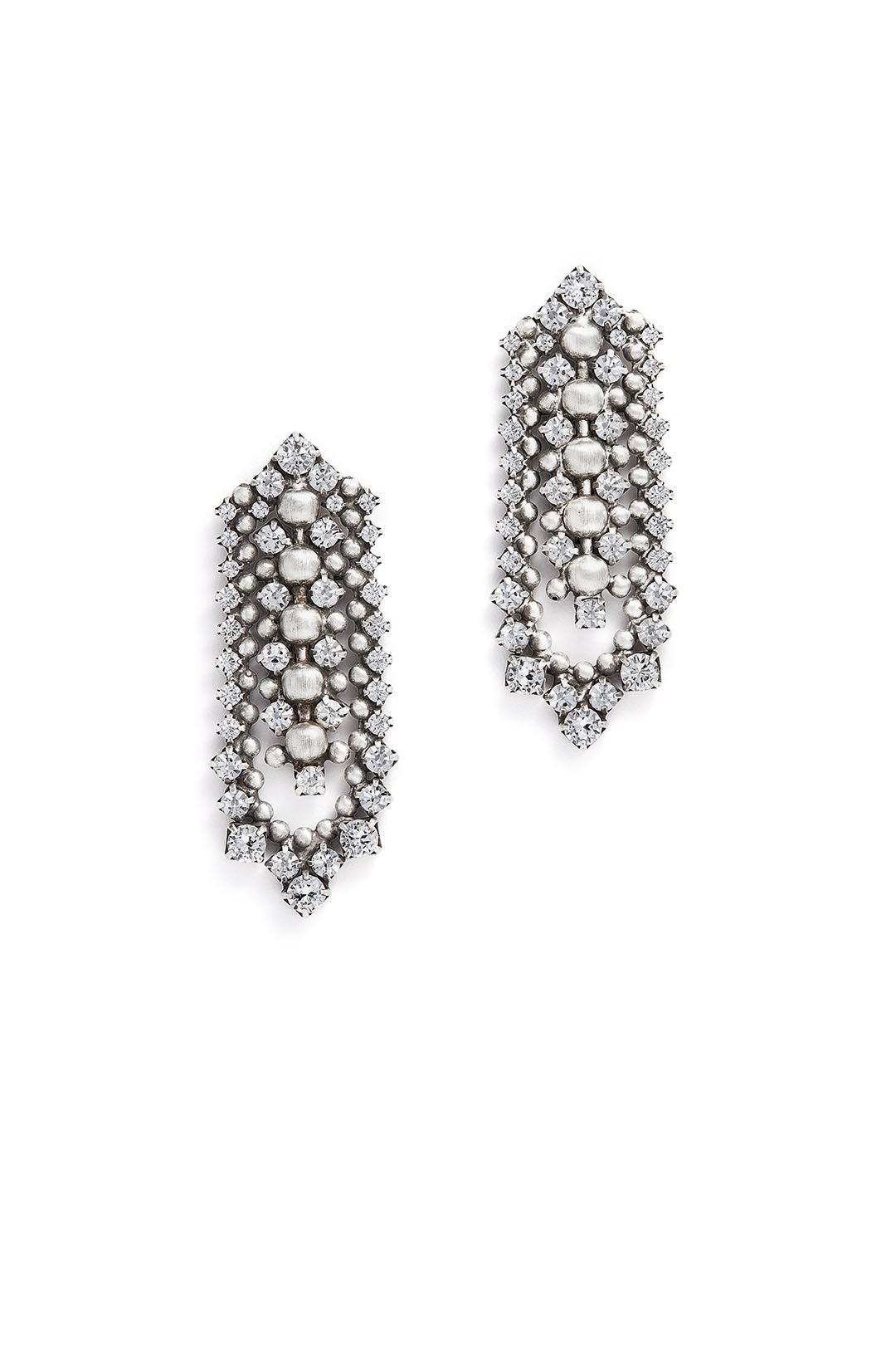 Silver Augustine Drop Earrings by Dannijo