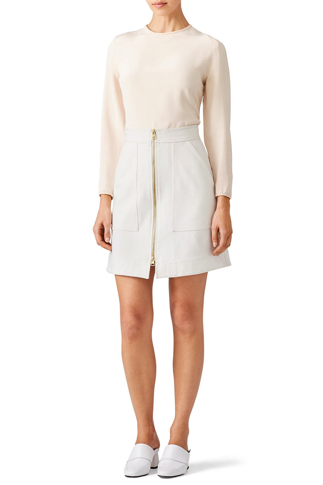 Patch Pocket Mini Skirt by Diane von Furstenberg 0